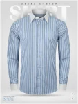 Elegant Straight Collar Shirt