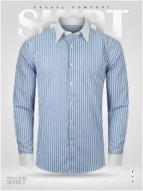 Elegant Straight Collar Shirt
