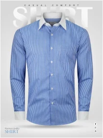 Elegant Straight Collar Shirt